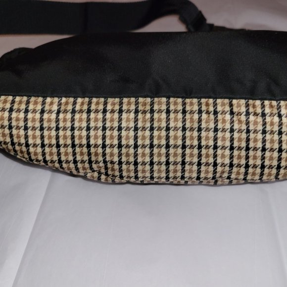 NIB! ❤️Prada Unisex Rare Black/Plaid Nylon Fanny Pack - Picture 3 of 7